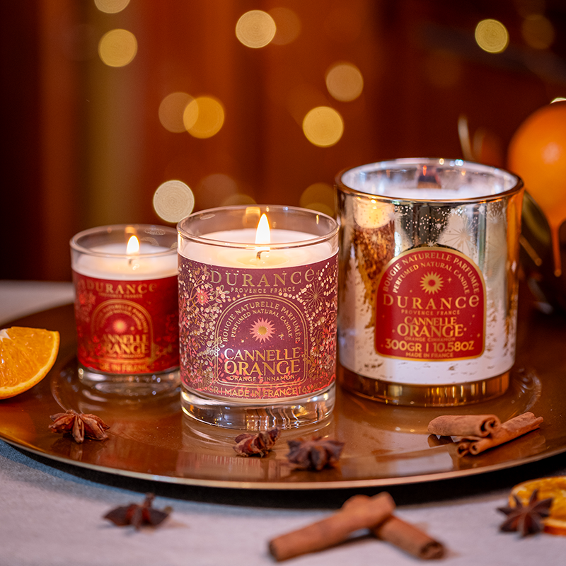 Vela Canela y Naranja 180 gr Durance de la marca Durance en Aromaticks