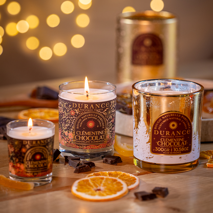 Vela Clementina Chocolate 75 Gr Durance de la marca Durance en Aromaticks