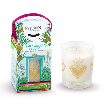 Vela Agua de Agave Y Coco 180 Gr Esteban Paris de la marca Esteban Paris Parfums en Aromaticks