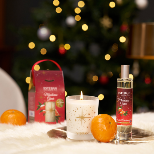 Vela Mandarina Escarchada 180 Gr Esteban Paris de la marca Esteban Paris Parfums en Aromaticks