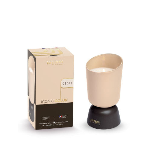 Vela Iconic Cedre 220 gr Esteban Paris de la marca Esteban Paris Parfums en Aromaticks