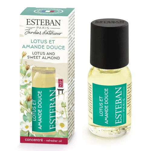 Concentrado de perfume Lotus y Almendra dulce 15 ml | Esteban Paris | Aroma Acogedor
