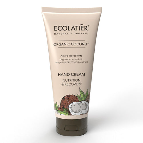 Crema de manos de Coco Ecolatier 100 ml de la marca Ecolatier en Aromaticks