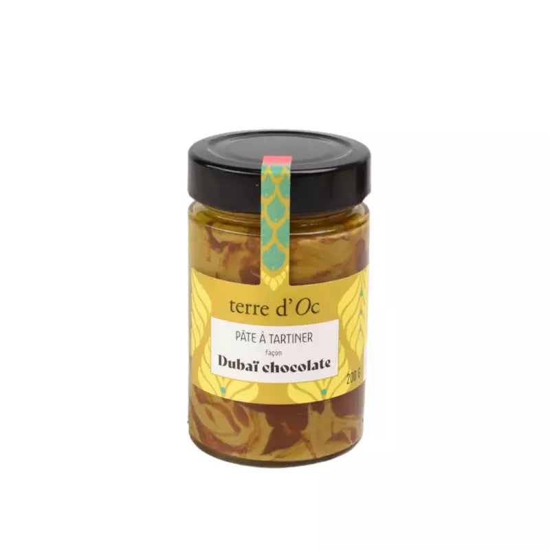 Crema para untar Chocolate Dubai BIO 200 gr Terre d'Oc