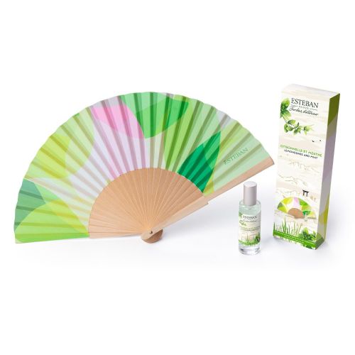 Abanico perfumáble Citronela Menta Esteban Paris de la marca Esteban Paris Parfums en Aromaticks