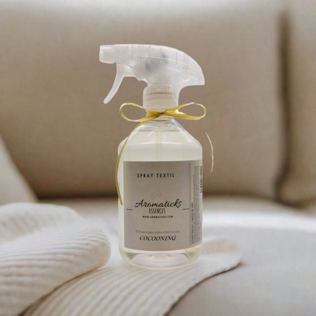 Spray Textil Cocooning 500ml: Elimina Olores y Perfuma | Aromaticks