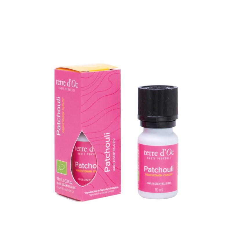 BIO Patchouli Essential Oil 10 ml Terre d'Oc