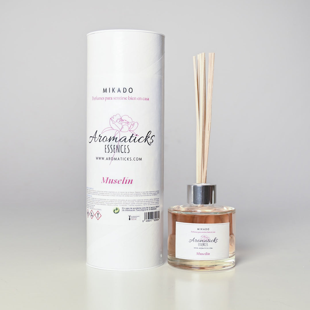 Mikado perfumado Muselín 100 ml Aromaticks