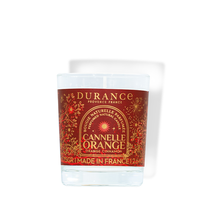 Vela Canela Naranja 75 gr Durance