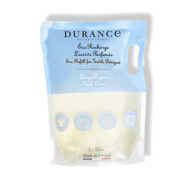 Eco recarga detergente Ropa limpia 1 Litro de la marca Durance en Aromaticks