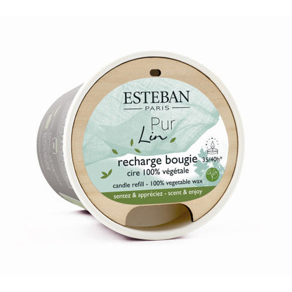 Recarga de Vela Pur Lin 180 gr de la marca Esteban Paris Parfums en Aromaticks