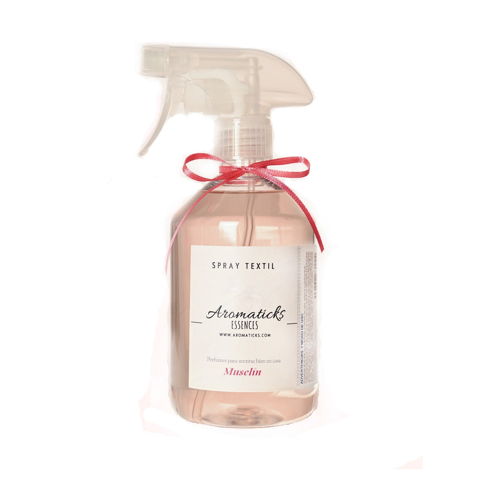 Spray Textil Muselín 500ml - Limpio y Acogedor de la marca Aromaticks en Aromaticks