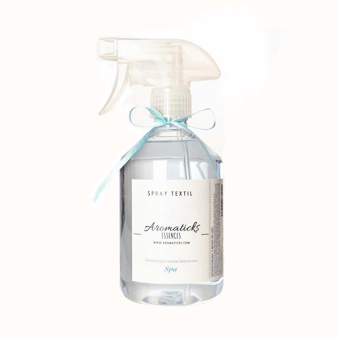 Spray Textil Spa 500ml: Elimina Olores, Relajación y Frescura | Aromaticks.