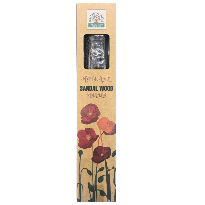 Incienso Sándalo Bótanico Natural  Masala 12 varillas