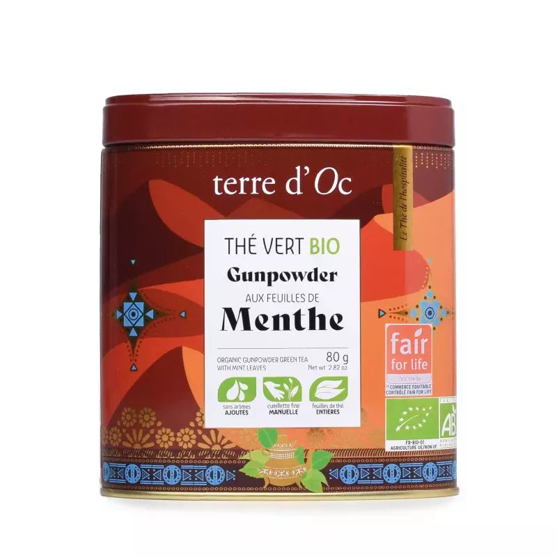 Té BIO Verde con Menta 80 gr