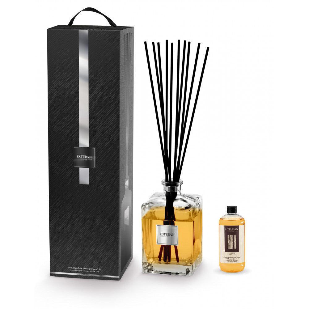 Bouquet Edición Premium Cèdre 2,5 l-Esteban Paris Parfums-Aromaticks