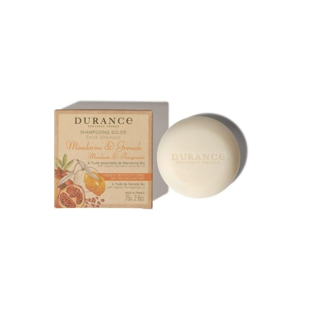 Durance - Champú Sólido Mandarina & Granada 75 gr - Aromaticks