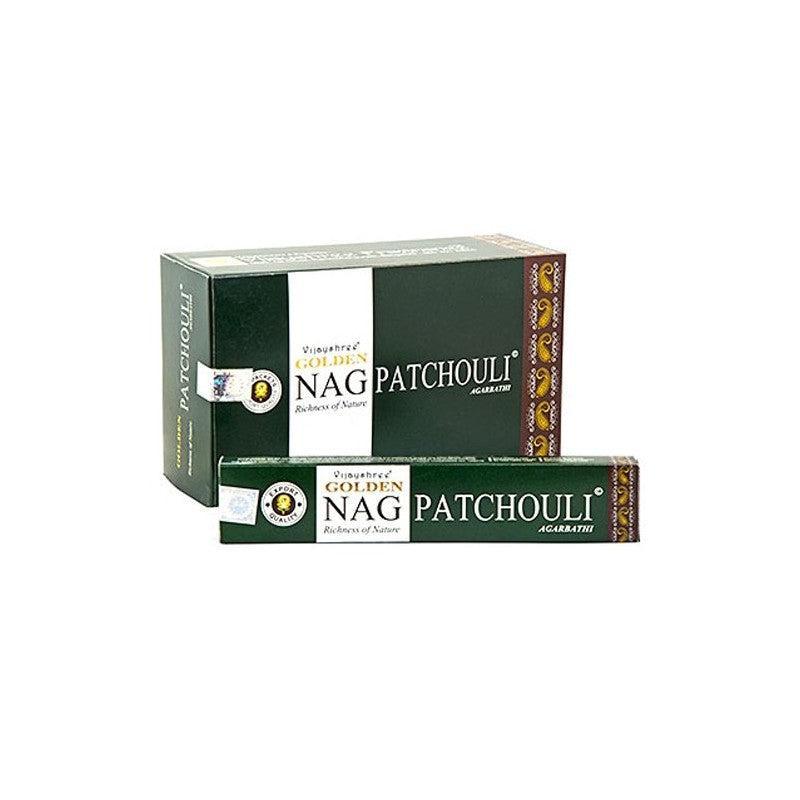 Golden Patchouli Incense 12 sticks 15 gr