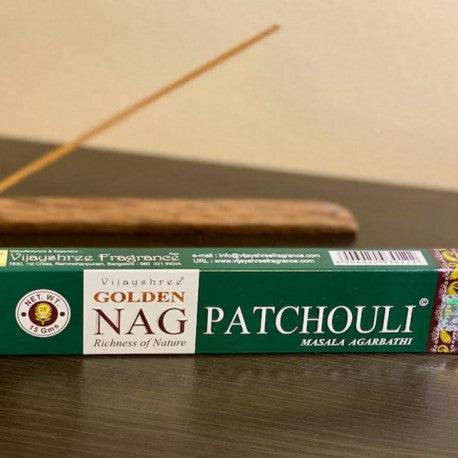 Incienso Golden Patchouli 12 sticks 15 gr de la marca Aromaticks Essences en Aromaticks