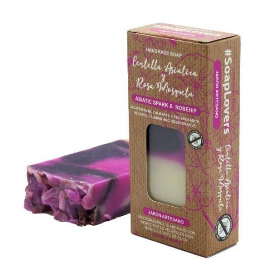 Savon Artisanal Centella Asiatica & Rose Musquée 100 gr