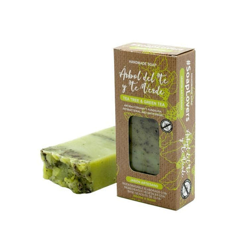 Jabón Artesano Árbol de Té y Té Verde 100 gr de la marca Aromaticks Essences en Aromaticks