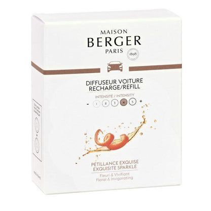 Pack 2 recargas difusor coche Petillance exquise aromaticks