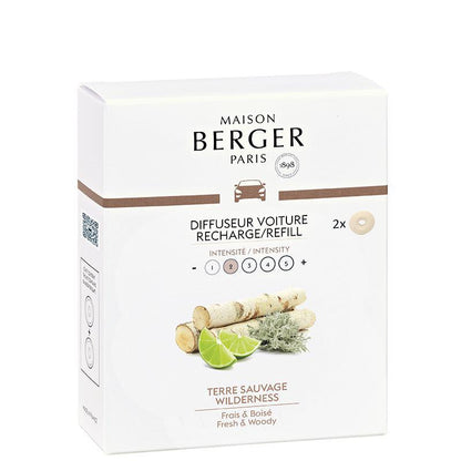 Pack 2 recargas difusor coche Terre Sauvage aromaticks