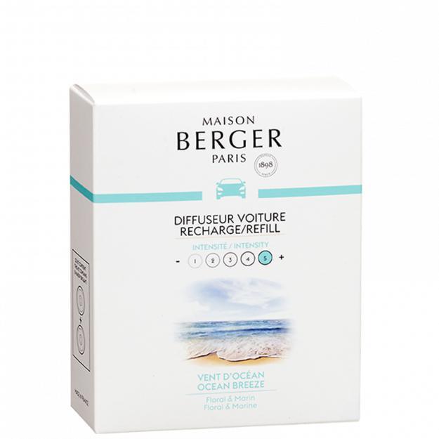 Maison Berger Paris - Pack 2 recargas difusor coche Vent Ocean - Aromaticks