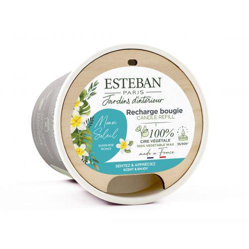 Recarga Vela Monoi Soleil 180 gr-Esteban Paris Parfums-Aromaticks
