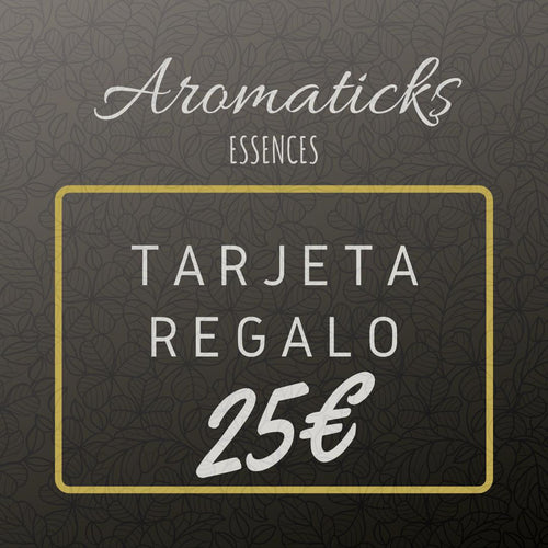 Tarjeta regalo de la marca Aromaticks en Aromaticks