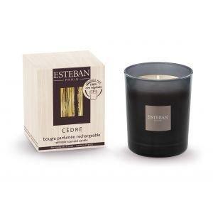 Esteban Paris Parfums - Vela perfumada recargable Cèdre 170 grs - Aromaticks
