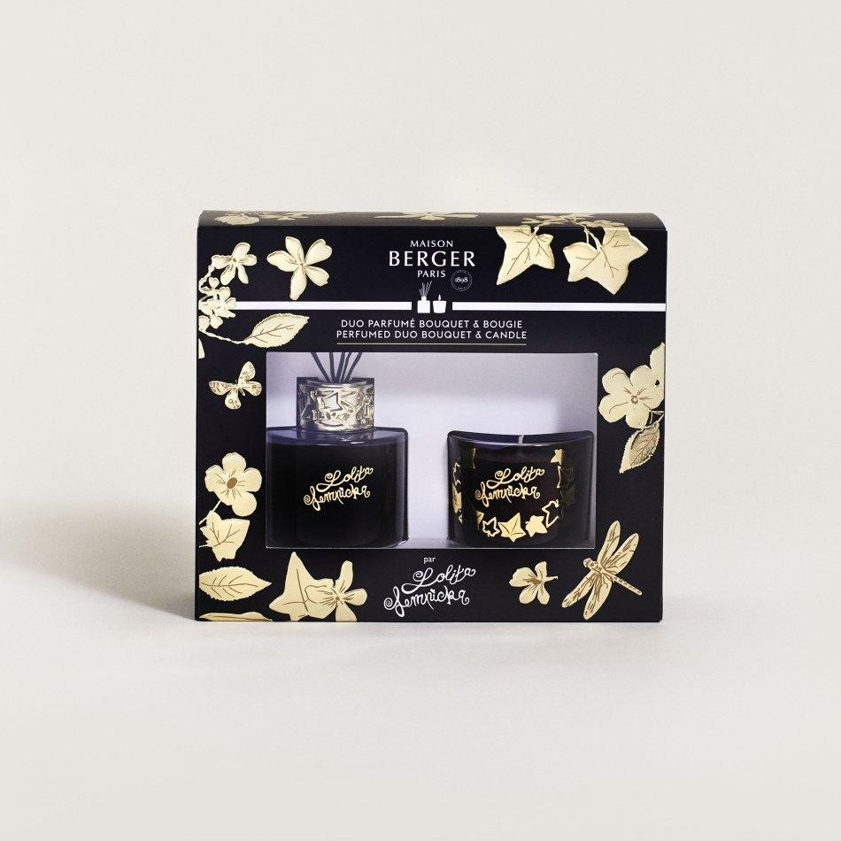 Maison Berger Paris - Duo Mini Lolita Vela y Bouquet Black Edition. - Aromaticks