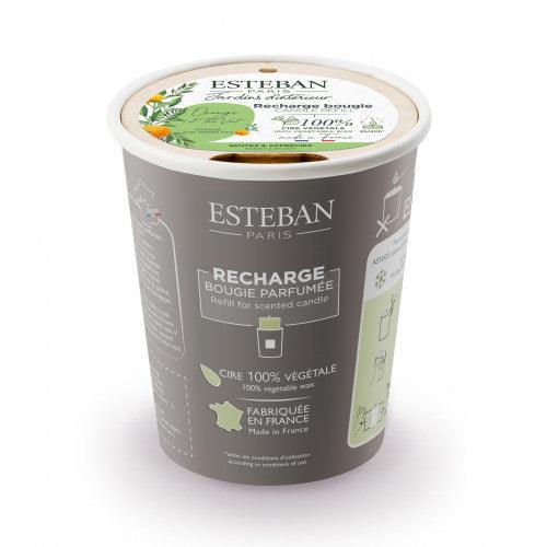 Esteban Paris Parfums - Recarga vela Naranja The verde 180 gr Esteban Paris - Aromaticks