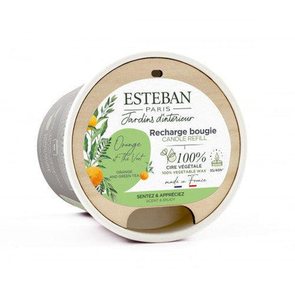 Recarga vela Naranja The verde 180 gr aromaticks