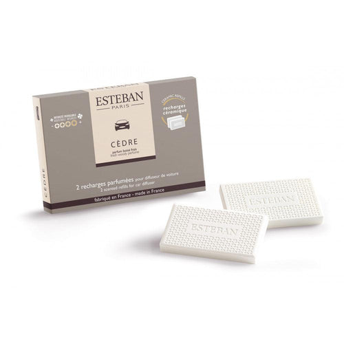 Recambio difusor coche Cèdre de la marca Esteban Paris Parfums en Aromaticks